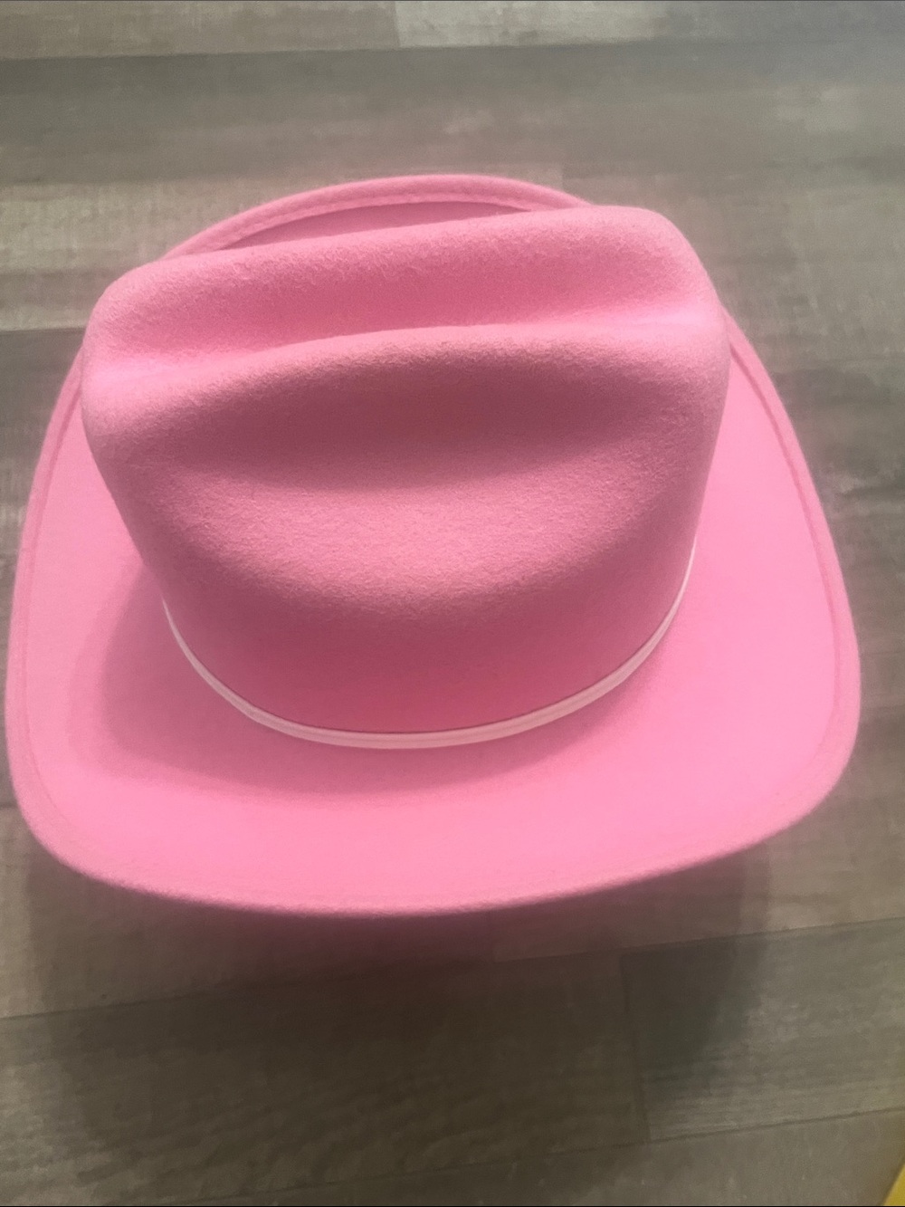 Pink Kids Cowboy Hat with White Band - Picture 9 of 10